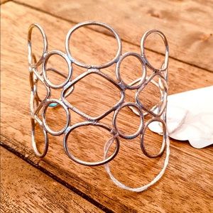 Artisan made one of a kind sterling bracelet